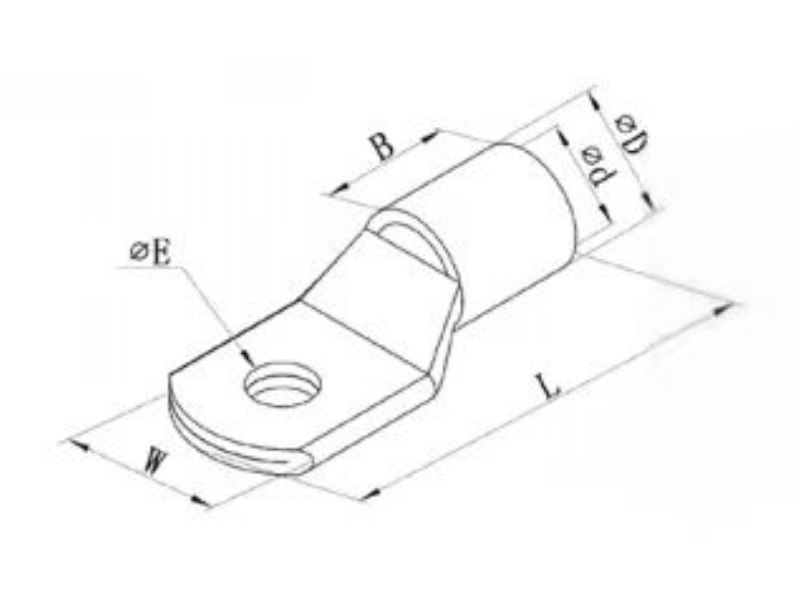 Cable Terminals Cable Lugs Tinned Copper Cable Accessories